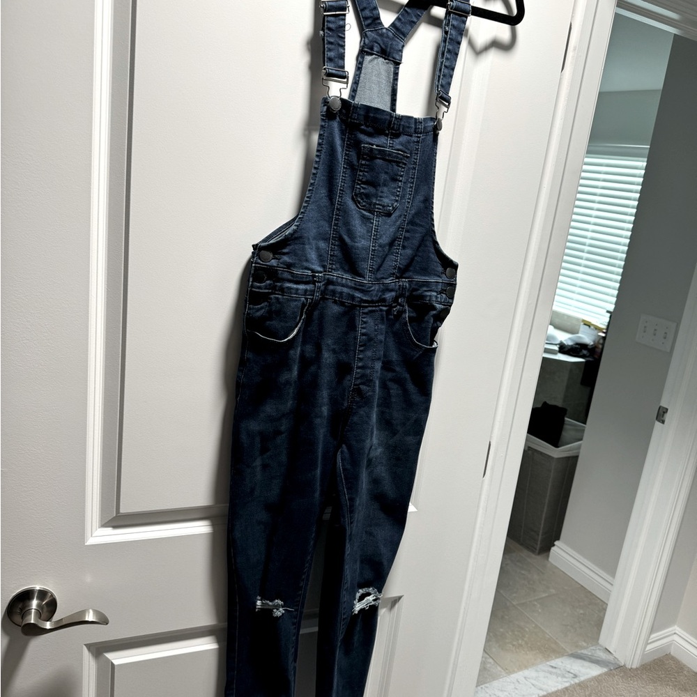 Denim overalls